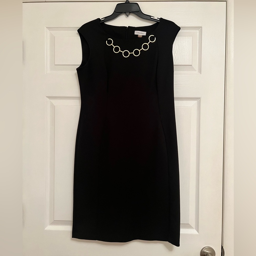 CALVIN KLEIN Black Dress Size 12